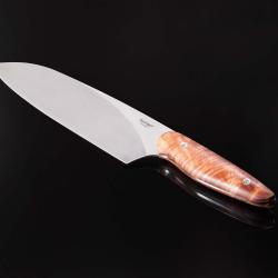 Evolution Chef Knife 190mm with Fiddleback Maple Handle