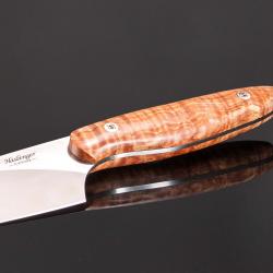 New Generation Chef Knife 152mm Blade with Maple Burl Handle close up