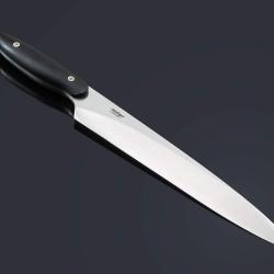 Sashimi Chef Knife with African Blackwood Handle other view